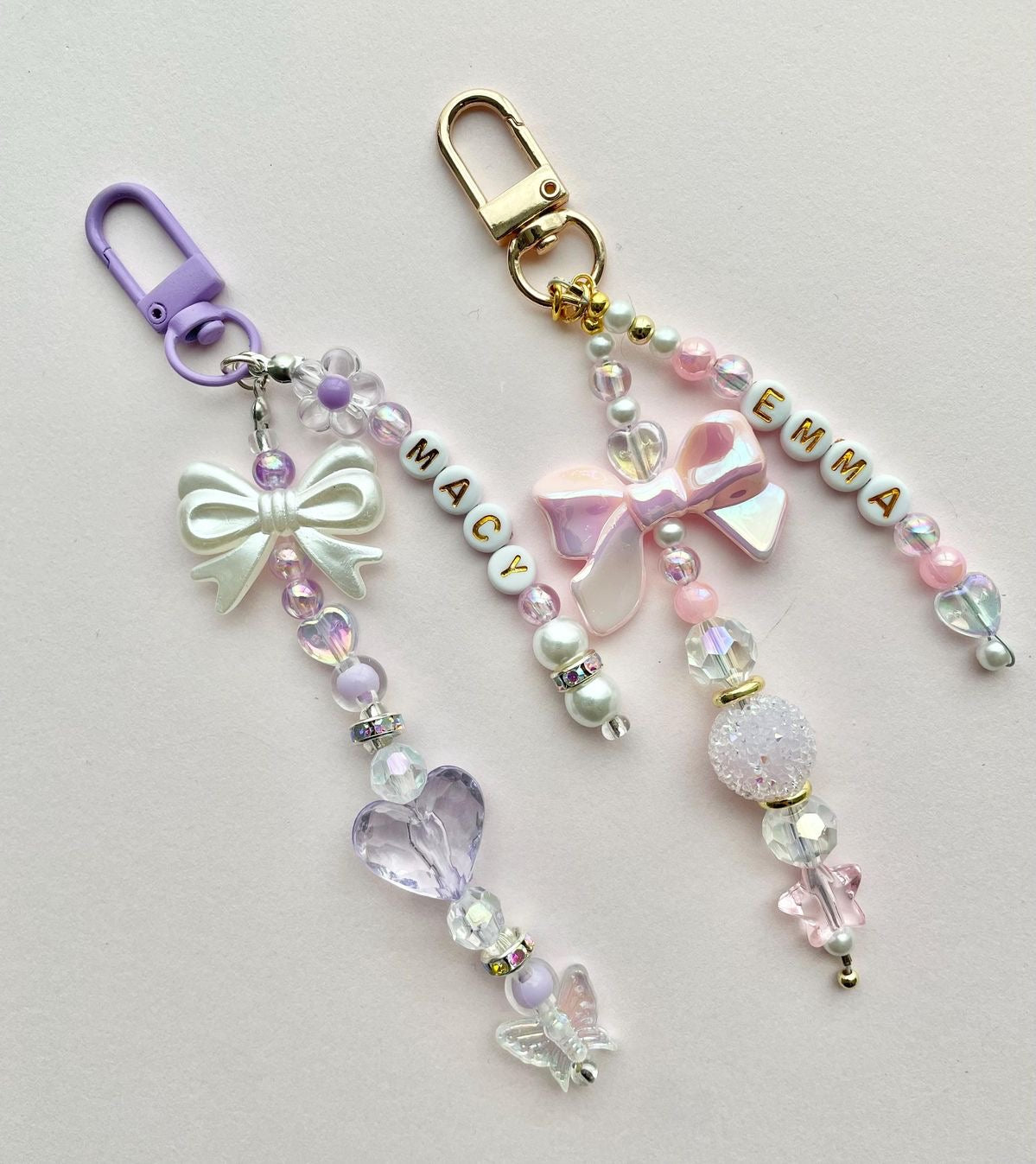 Custom name keychains